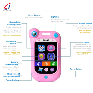 Teléfono Móvil Musical Multifunción con Cuerda <span class=keywords><strong>para</strong></span> Bebé, Smartphone Educativo con Pantalla Táctil <span class=keywords><strong>para</strong></span> Aprendizaje y Música <span class=keywords><strong>para</strong></span> Bebés - Product Image 2