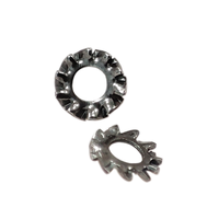 Vente chaude personnalisée Din6798 rondelle à dents noires rondelle de verrouillage rondelle à dents externe dentelée