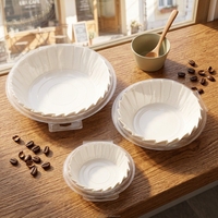 Lot économique de moules en silicone jetables, résistants à la chaleur, écologiques, de qualité alimentaire, antiadhésifs et résistants à la graisse, pour pâtisserie, type Basque