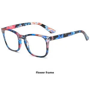 نظارات كمبيوتر فاخرة للنساء قابلة للطي بحماية من الضوء الأزرق بدون وصفة طبية بإطار كلاسيكي وطلاء مضاد للانعكاس وشعار مخصص - Product Image 2