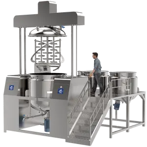 High Performance Homogenizer Emulsifier Mixers Cosmetic Cream Fabrication Machine Mixing