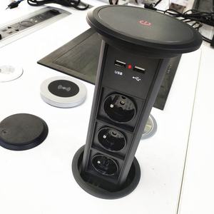 Zeshanカスタムポップアップコンセントタワーキッチンソケットテーブルポップアップ電源ソケット、USB-C急速充電器デスクトップポップアップソケット - Product Image 1