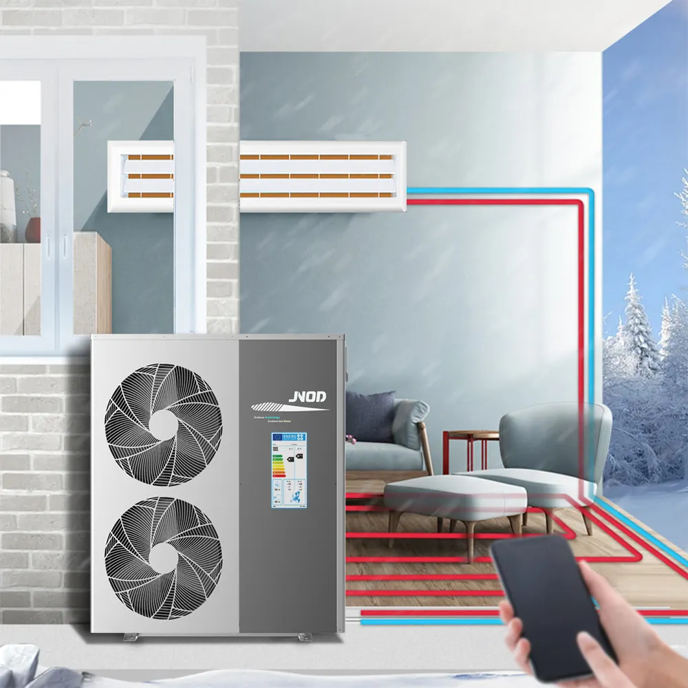 High COP R32 Home Hotel riscaldamento Inverter di raffreddamento fonte d'aria Split Heat Pump scaldabagno