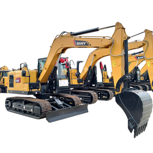 Mini-excavatrice sur chenilles SANY SY95C 9 tonnes, occasion, prix bas, livraison gratuite, nouveau modèle, hydraulique, agricole - Product Image 1