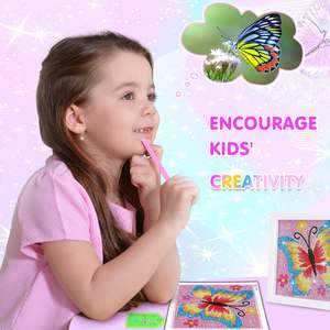 Nuevo Producto Popular: Mini Pintura de Diamantes para Niños, Diseño de Mariposa, Apto para Principiantes - Product Image 4