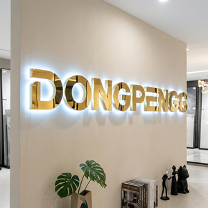 Letras LED 3D Retroiluminadas Personalizadas, Logotipo Comercial 3D Personalizado, Letrero Metálico con Letras LED para Publicidad, Letrero para Tienda, Interior y Exterior - Product Image 1