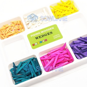 300 pz/set fornitura dentale interdentale composito sagomato cunei in legno che riempiono cuneo denti dentali materiale sbiancante - Product Image 6