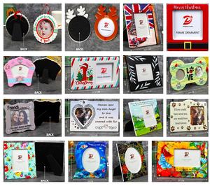 Cadre <span class=keywords><strong>photo</strong></span> carré en céramique personnalisé avec impression drôle par sublimation Cadre unique d'affichage pour photos - Product Image 6