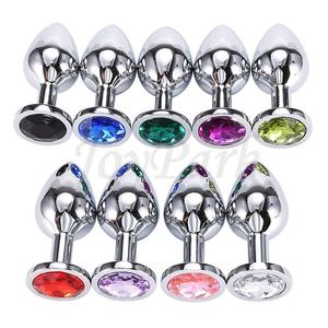 JoyPark Popular 3ピース/セットMetal Stainless Steel Adult <span class=keywords><strong>Sex</strong></span> Toys Products <span class=keywords><strong>Anal</strong></span> <span class=keywords><strong>Plug</strong></span> Butt Plugs Anus Expansion Kits - Product Image 3