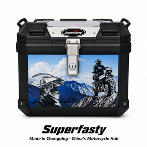 Top Case <span class=keywords><strong>Moto</strong></span> Imprimé Super Rapide 45L Étanche Rigide avec Serrure pour Rangement <span class=keywords><strong>Moto</strong></span> - Product Image 2