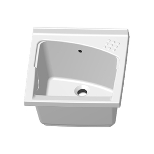 Évier encastré en céramique Revine 75 x 61 cm pour meuble de cuisine - Product Image 1