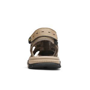 Sandales d'été pour hommes, fermées, décontractées, pour la marche, la plage, le sport, confortables, en caoutchouc, à semelle épaisse, pour le camping - Product Image 4