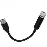 Lampe de Plafond de Voiture USB 12V Effet Laser Étoilé, Lumière d'Ambiance Intérieure, Mini Décoration Colorée Violette Rouge, Lampe Galaxie Nocturne, Garantie 2 Ans