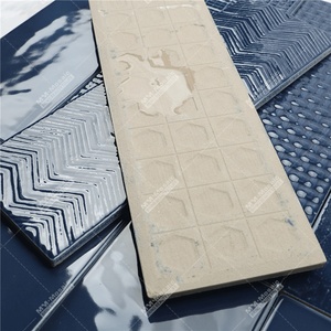 Carreaux de céramique modernes <span class=keywords><strong>Metro</strong></span> 100x300mm, brillants et émaillés, bleu foncé, pour crédence de cuisine, mur de salle de bain, hôtel, restaurant, bar - Product Image 2