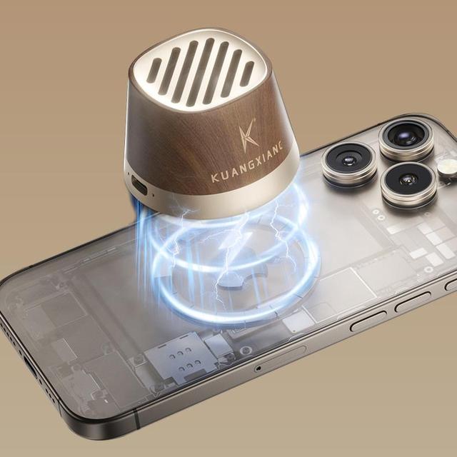 KUANGXIANG New Launch Corporate Technology Gift Items 3 in 1 Induction Phone Holder Wireless Charger Speaker with TWS Function