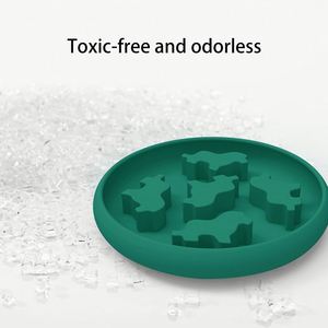 Plato de Silicona de Grado Alimenticio Libre de BPA para Mascotas, Plato de Alimentación Lenta para Perros y Gatos, Plato de Lamer con Diseño de Rompecabezas, Accesorios para la Alimentación de Mascotas - Product Image 4