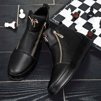 Vente en gros d'usine des dernières bottes blanches à double fermeture éclair, chaussures de sport et de loisirs de marque tendance