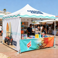 Fabricant professionnel de chapiteaux, marque Sunshine, auvent en aluminium, logo personnalisé, mécanismes de montage rapide, caractéristiques promotionnelles haut de gamme