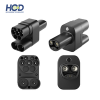 Adaptador HCD Nuevo CCS2 y Tipo 2 a NACS y Tesla DC/AC 2 en 1, Conector de Enchufe para Vehículos Eléctricos