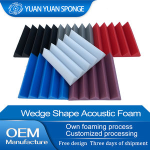 Weit verbreitetes schall dichtes Material Akustik schaum Hochwirksame Absorptions platte Vocal Booth Schall dichte Akustik schaum probe - Product Image 2