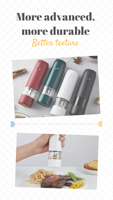 Mini broyeur électrique automatique avec lumière LED Design vintage Style familial essentiel pour une utilisation en boîte dans un restaurant