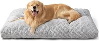 Lit pour chien luxueux lavable, tapis de couchage confortable en peluche pour grands chiens et chats