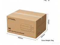 Mesin Pengukir dan Pemotong Laser Desktop XTool M2 20W, Mesin Pengukir dan Pemotong Laser Dioda Portabel untuk Kayu, Logam, Akrilik, DIY CNC Router