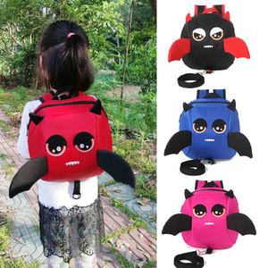 Mochila <span class=keywords><strong>Mini</strong></span> Infantil em Estilo Cartoon com Asas de Morcego 3D, Bolsas Escolares para Crianças com Corda Ajustável e Antiperda, Presentes para Meninas e Meninos - Product Image 2