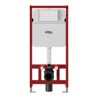 OEM/ODM Réservoir d'eau caché à cadre métallique pour toilettes suspendues au mur à double chasse d'eau