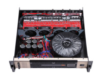 Amplificateur audio métallique KM-850 OEM/ODM Amplificateur de puissance professionnel Intérieur/Extérieur Haute puissance 2400W 2 canaux