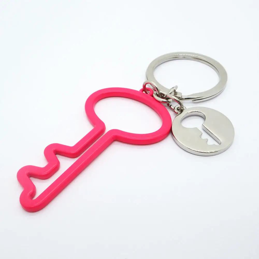 Wholesale make your own design custom blank metal keychain other 2/3d key chains