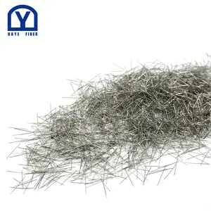 ISO CE UHPC Super Short Micro Stainless Chopped Steel Fibers For Concrete Price Reinforcement Fibra De Aco Loose Steel Fiber