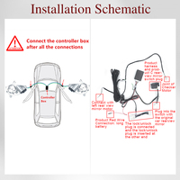Kit de rétroviseurs latéraux pliables pour Toyota Land Cruiser Prado J150 2016-2023, moteur de rétroviseur pliable, moteur électrique