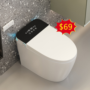 Tự động tuôn ra kéo dài S-trap tầng gắn một mảnh gốm đầy màu sắc HD hiển thị thông minh WC CHẬU VỆ SINH nhà vệ sinh thông minh - Product Image 1