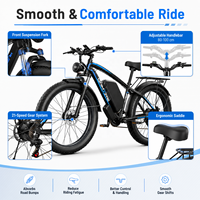 Hochleistungs-Elektrofahrrad mit 2000W Bürstenlosem Motor, 23AH Lithium-Akku, 55km/h Geschwindigkeit, Mountain E-Bike für Erwachsene, Geländetauglich