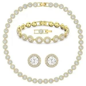 Collier Bracelet Boucles d'oreilles Parure originale Luxe et charme Femme Oeil magique Cadeau Bande Logo - Product Image 2