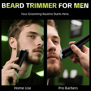 Máquinas de Afeitar para Hombre del <span class=keywords><strong>Mejor</strong></span> Fabricante, Impermeables, Recargables, con Cuchillas de Acero Inoxidable, Batería de 1200 mAh, Bloqueo de Viaje, LED - Product Image 3