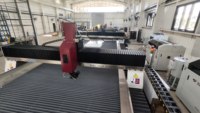Machine de découpe à jet d'eau industrielle CNC 5 axes pour la découpe de tôles en acier au carbone et en fer, système certifié CE