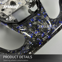 Volant en fibre de carbone forgé personnalisé avec écran LED intelligent pour Honda Civic Si Type R FK8 CR-V EX LX 10e génération 2016-2021