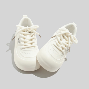 <span class=keywords><strong>Zapatillas</strong></span> deportivas de plataforma estilo coreano para <span class=keywords><strong>mujer</strong></span>, novedad primavera 2026, versátiles, informales, blancas, para estudiantes. - Product Image 4