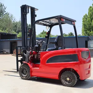 Çin yeni ürünler 4 tekerlekler elektrikli Forklift üreticisi 2ton 3ton 1ton satışa tam elektrikli Forklift