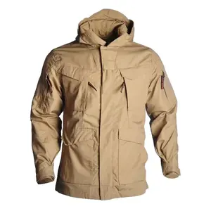 Camouflage Factory Supply BDU TYPE Black Plain Field jacket M65