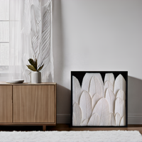 Boîte d'ombre carrée en acrylique faite à la main, vitrine de porte en verre étanche écologique pour oeuvre 3D, mariage, bricolage