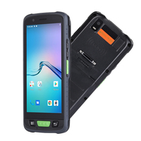 Terminal de Datos Móvil PDA, Colector con Escáner de Código de Barras Android, PDA Resistente de 3+32 GB para Gestión Minorista