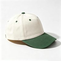 Gorra de Béisbol Personalizada con Bordado de Dos Tonos, Estilo Vintage, de Algodón Estructurado, con Hebilla Ajustable en la Parte Trasera, Unisex, para Exteriores, Protección Solar, Venta al Por Mayor