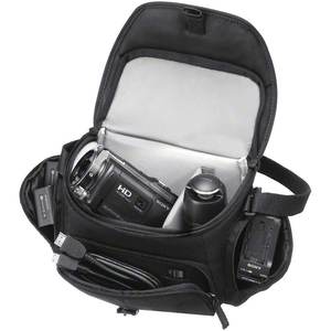 Pour <span class=keywords><strong>Sony</strong></span> ILCE7M4 <span class=keywords><strong>A7</strong></span> <span class=keywords><strong>IV</strong></span> 2024 Boîtier d'appareil photo hybride noir avec objectif SEL24105 FE 24/105 mm F4 G OSS, micro ECMB10, sac de transport LCSU21 - Product Image 2