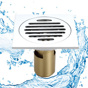 Siphon de sol Saint Ruijia tout en cuivre 55 mm, anti-odeur, auto-étanche pour salle de bain - Product Image 1