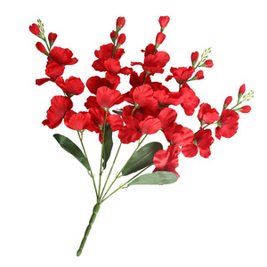 Fleurs artificielles en soie Huaien, orchidée épée gaufrée semi-faites à la main, pour décoration de mariage, maison, extérieur et accessoires de photographie – Direct Usine - Product Image 5
