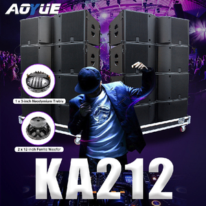 ลำโพงไลน์อาร์เรย์แบบพาสซีฟคู่ขนาด 12 นิ้ว รุ่น KA212 สำหรับงานหนัก สเตอริโอ OEM สำหรับการแสดงเคลื่อนที่ ระบบเสียงระดับมืออาชีพ - Product Image 1