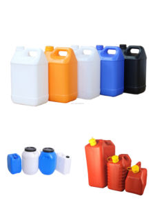Bouteille de lubrifiant 5L entièrement personnalisable avec votre logo sur le couvercle antivol, contenant en plastique noir épaissi pour la personnalisation de votre marque - Product Image 1